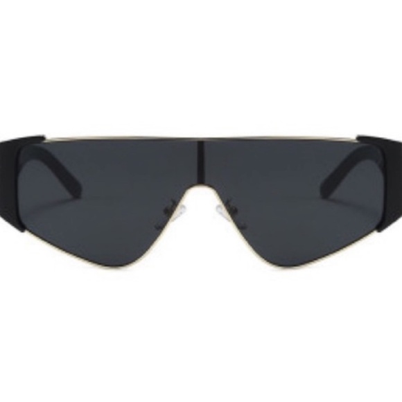 Vintage Shield Retro Sunglasses - Picture 2 of 4